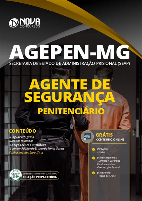 Apostila Polícia Penal MG 2020 Agente de Segurança Penitenciário