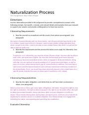 Understanding The Naturalization Process Requirements Course Hero