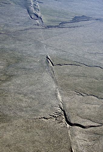 Aerial View Of The San Andreas Fault Carrizo Plain San Luis Obispo