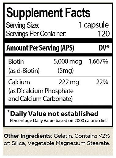 Omegaboost Biotin 5000 Mcg Capsules Supplement Review