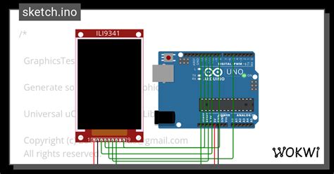 Usglib Tft Graphic Test Wokwi ESP32 STM32 Arduino Simulator