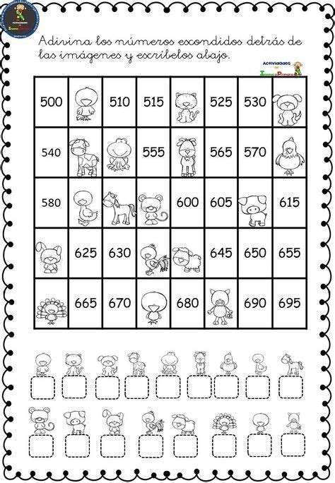 Series Num Ricas Para Primer Grado De Primaria Web Del Docente A