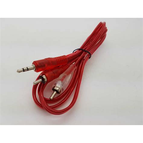 Jual Kabel Rca Transparan Stereo Audio Dari Hp Ke Speaker