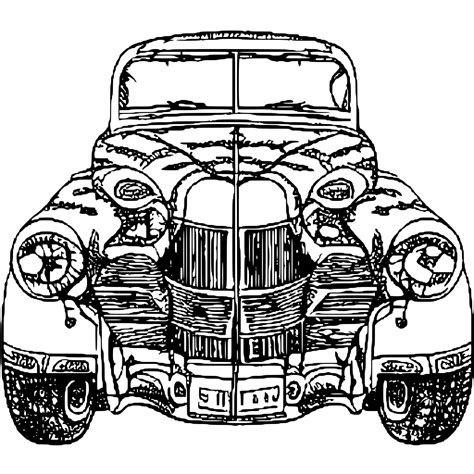 Cars Coloring Page · Creative Fabrica