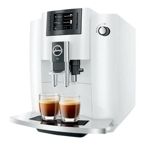 JURA E6 Piano White EB Kaffeevollautomat Kaffee Experten