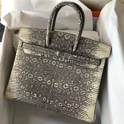 Hermès Birkin 25 Lizard 1D Desert 蜥蜴皮 原色 全手工蜜蠟線縫制 接受定制 Qatar Kuwait