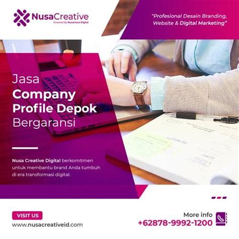 Jasa Company Profile Depok Nusa Creative Digital