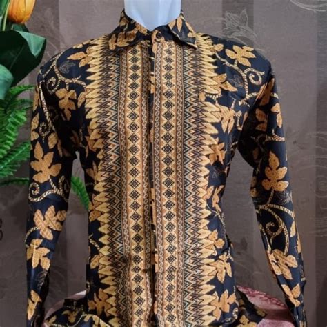 Jual Kemeja Batik Pria Lengan Panjang Dan Lengan Pendek Batik Motif