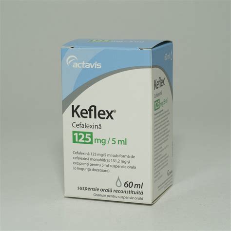 Keflex Suspensie 125mg 5ml 60 Ml Catena Ro