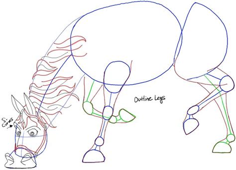 How to Draw Maximus the Horse From Tangled in Easy Steps – How to Draw ...