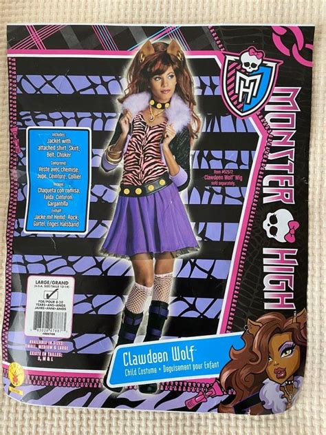 Monster High Clawdeen Wolf Kostüm Perücke Kaufen auf Ricardo