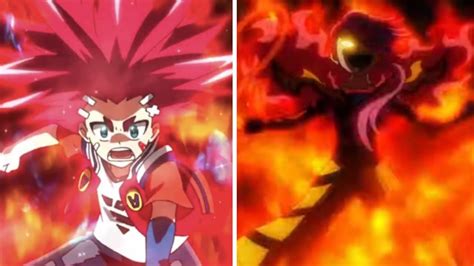 Beyblade Burst Fanmade Battle Aiger Akabane Aiga Vs Phenomeno Payne Youtube