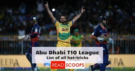 List of All Abu Dhabi T10 League Hat-Tricks | Read Scoops