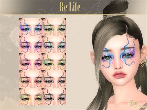 Kikuruacchi S Re Life Eyeshadow In 2024 Makeup Cc Sims 4 Cas Mods Sims