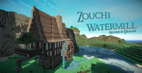 Minecraft Medieval Water Mill