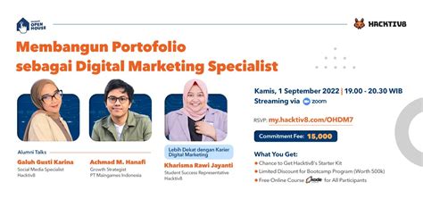 Beli Tiket Membangun Portofolio Sebagai Digital Marketing Specialist