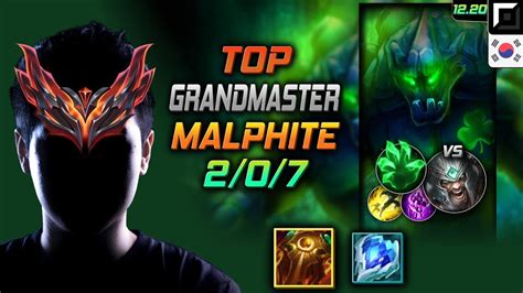 Grandmaster Malphite Top Vs Tryndamere Kr