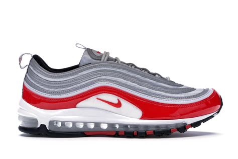 Nike Air Max 97 Pure Platinum University Red - 921826-009