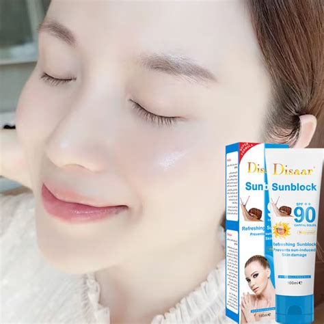 ORIGINAL Sunscreen Collagen SPF90 PA Sunblock Face Cream Whitening