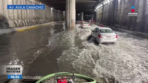 Lluvia provoca inundación sobre Av Ávila Camacho en Zapopan Noticias