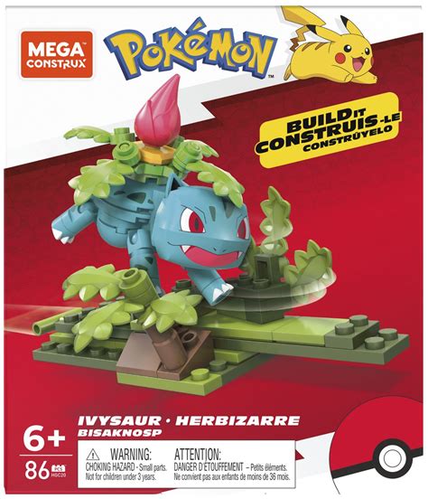 Mega Construx Zestaw klocków figurka Pokemon Ivysaur HGC20 Mega