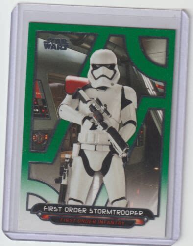 Topps Star Wars Galactic Files Tfa First Order Stormtrooper