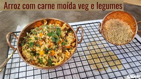 Receita Arroz Com Carne Moída Veg E Legumes Rede Novo Tempo De