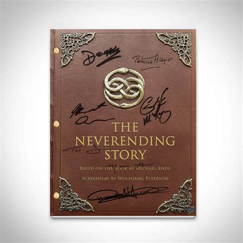 The Neverending Story Script Limited Signature Edition Rare T