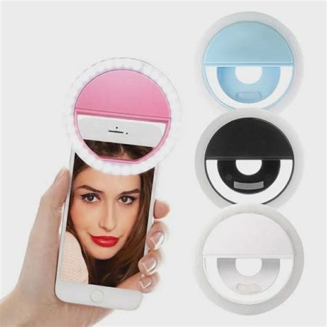 Luz Selfie Ring Light Clipe Anel Led Flash Celular Novidade Shopee Brasil