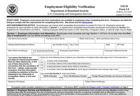 How To Fill Out I 9 Form