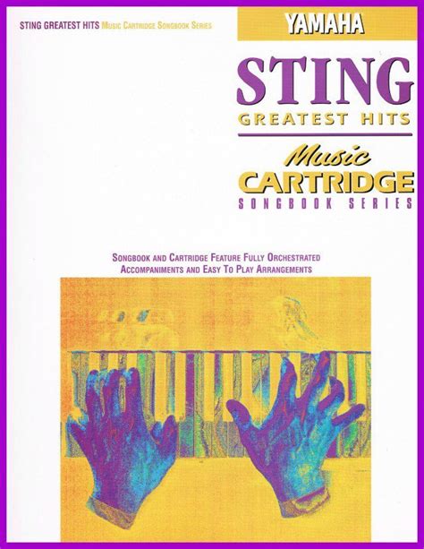 Sting Greatest Hits Music Songbook Series Piano Organ Yamaha Large Book