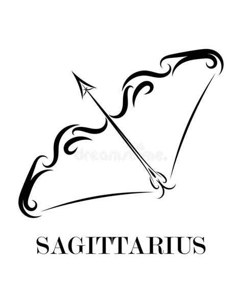 Zodiac Sagittarius Line Drawing Stock Illustrations 1 002 Zodiac