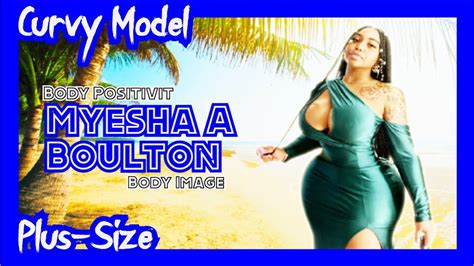 Myesha A Boulton Curvy Model Plus Size Body Image Influencer