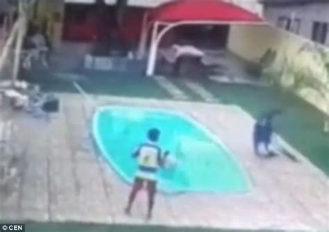 Man Shoots A Burglar Running Toward His Wife In Brazil Daily Mail Online