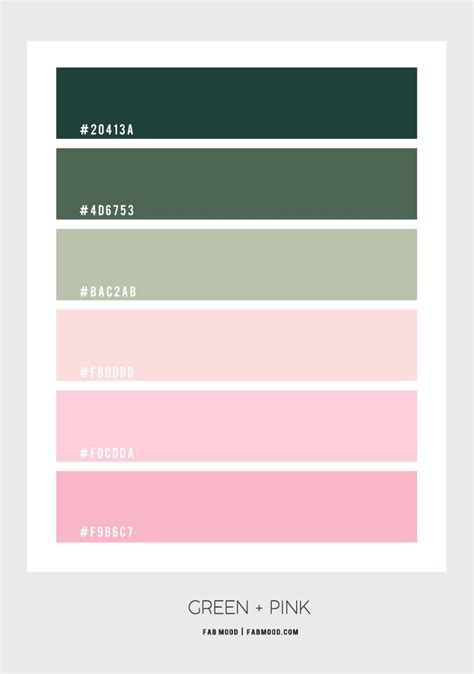 Green And Pink Color Scheme Color Palette 59 Green Pallete Color