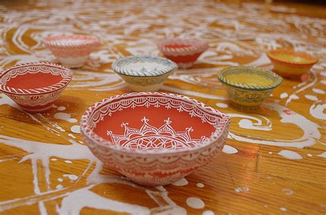 Handpainted Diya in Mithila / Madhubani Painting – Creative Mithila