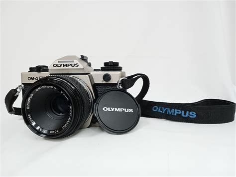 【傷や汚れあり】olympus オリンパス Om 4 Ti フィルム一眼レフカメラ シルバー Om System Zuiko Auto Macro F3 5 50mm S2の落札情報詳細