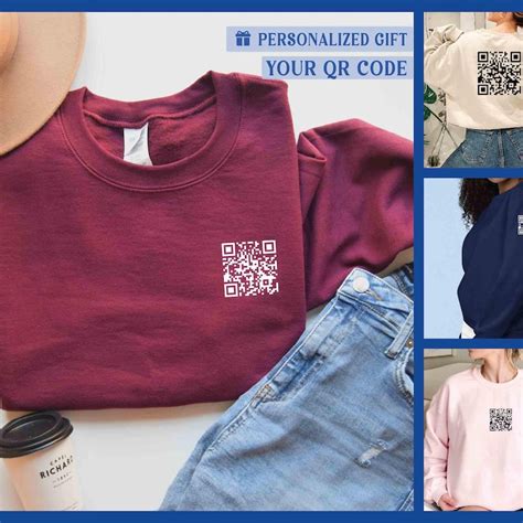 qr code sweatshirt etsy