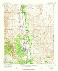 Map of Socorro, NM in 1959 | Pastmaps