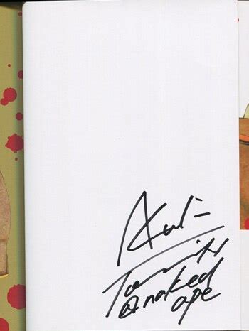 naked ape逢川里羅 中村友美直筆サイン本血とチョコレート 巻