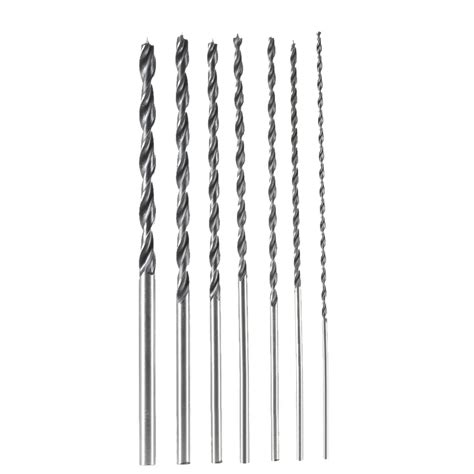 7pcs Set Brad Point Wood Drill 300mm Extra Long Brad Point High Carbon