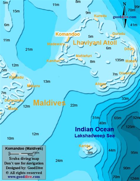 Map of Komandoo - GoodDive.com