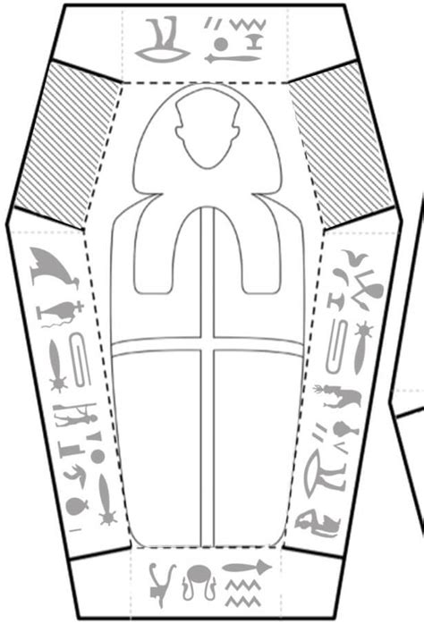 Free Printable Sarcophagus Template Printable