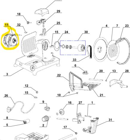 Moteur Pour Trancheuse Magimix T Savpem Pi Ces D Tach Es