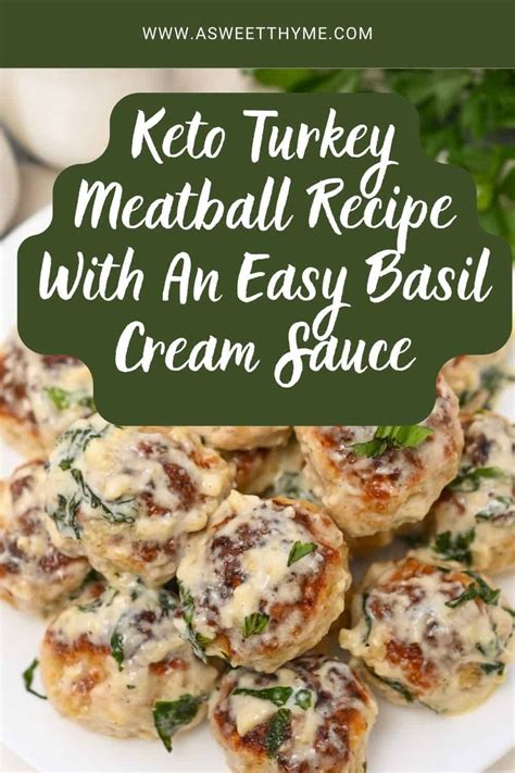 Keto Turkey Meatball Recipe With An Easy Low Carb Sauce