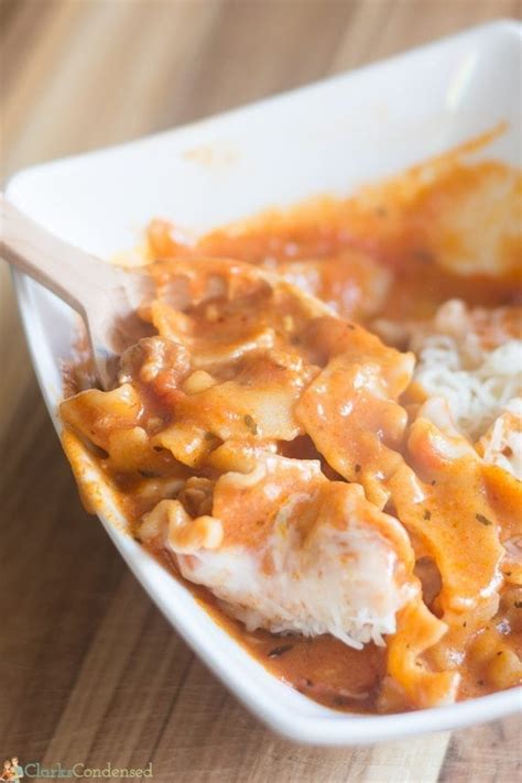 Easy Slow Cooker Lasagna Soup