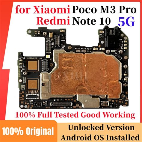 Original Unlocked For Xiaomi Poco M Pro G Motherboard Gb Gb