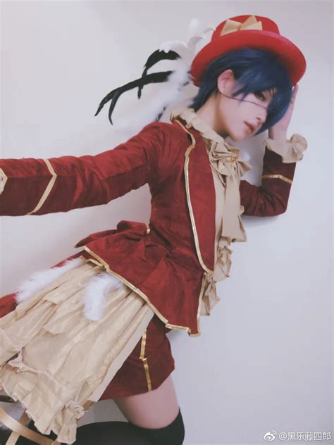 Ciel Phantomhive Black Butler Anime Cosplay Ciel Red Skull Cosplay