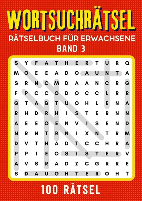 Wortsuchrätsel Rätselbuch für erwachsene Band 3 online kaufen