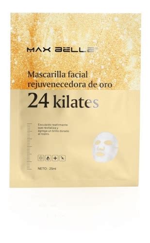 Mascarilla Facial Hidratante Rejuvenecedora 24k Gold Cuotas sin interés